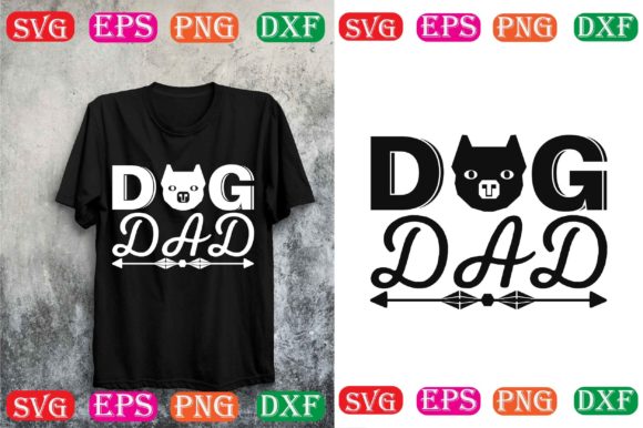 Dog Dad Svg Design