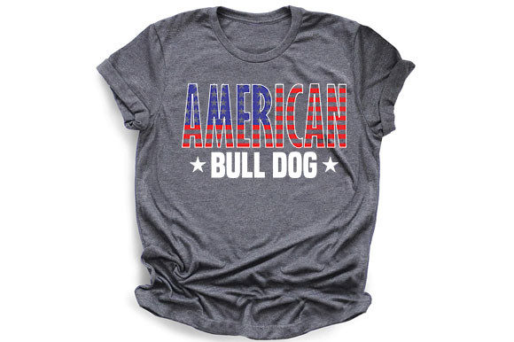 Dog SVG Design: Americen Bull Dog