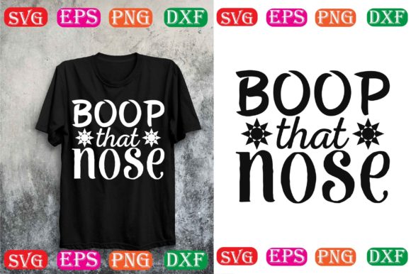 Dog Svg Design.boop That Nose