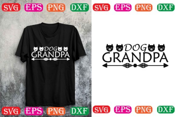 Dog Svg Design.dog Grandpa