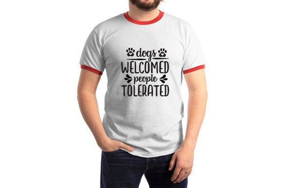 Dog SVG Design, Dogs Welcomed People Tol