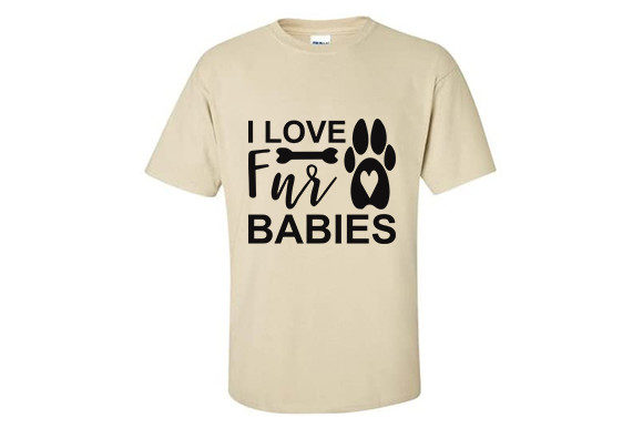 Dog SVG Design: I Love Fur Babie