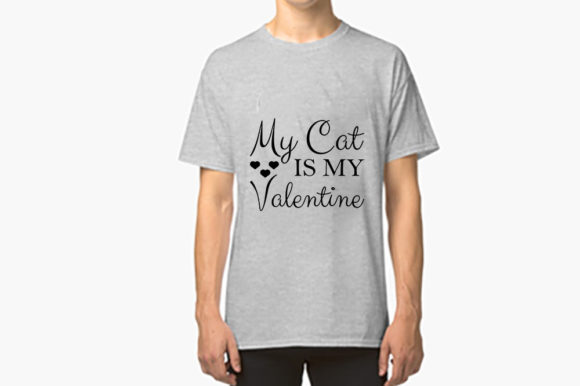 Dog SVG Design, My Cat Is My Valentine