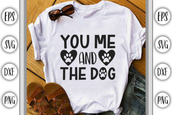 dog svg design you me and the dog