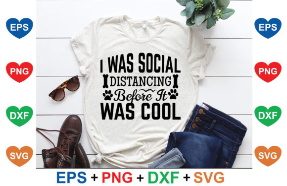 Embroidery Design Review: Dog Svg , I Was Social Distancing Before