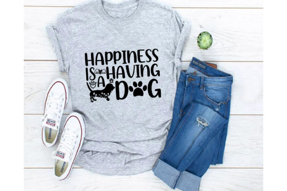 Happiness is Dog SVG Design