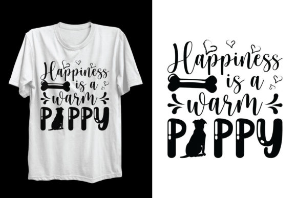 Happiness is Warm Puppy Dog SVG