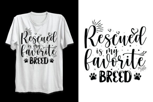 Rescued is My Favorite Breed Dog SVG
